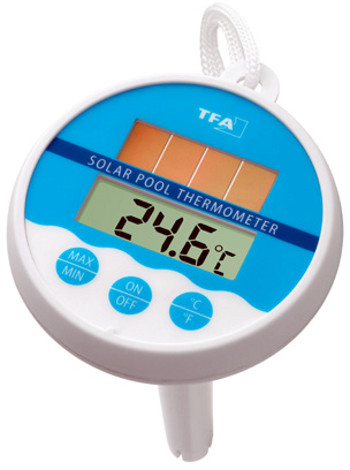 T-30.1041 Thermomtre de piscine digital et solaire TFA