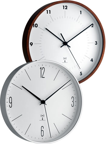 T-98.10X Horloge murale radiopilote design verre minral Diam 200 mm TFA