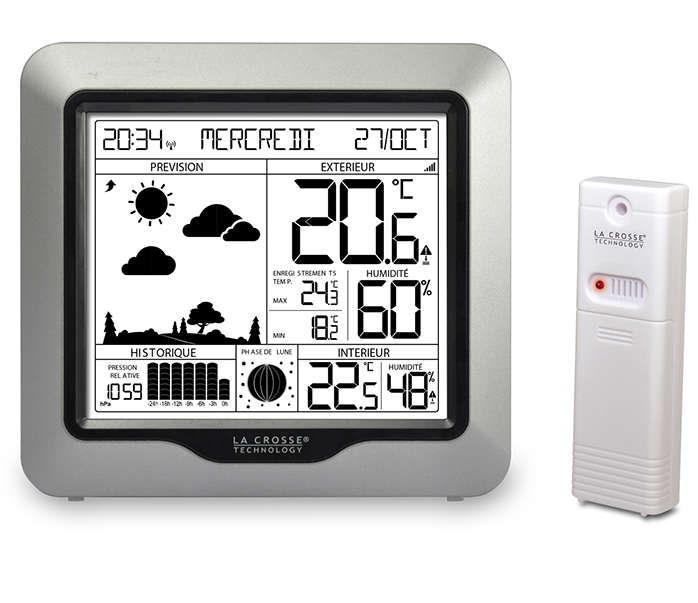 Modle WS6823 Silver et la sonde livre avec la station