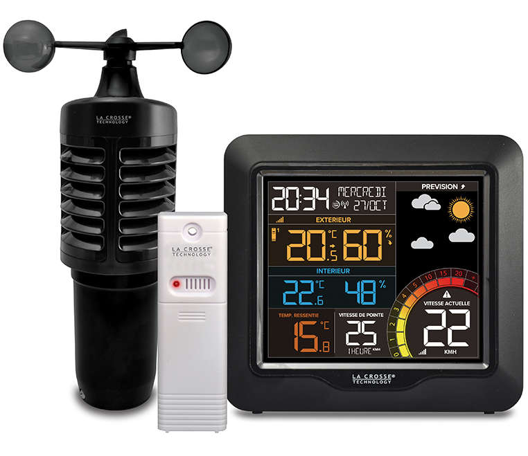 WS6861+5LR6+2LR14  Station Mto Anmomtre Temprature et hygrometrie. LA CROSSE TECHNOLOGY