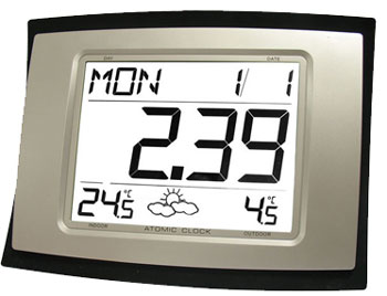 WS8167 Horloge et Station Mto murale avec temprature extrieure sans fil. LA CROSSE TECHNOLOGY